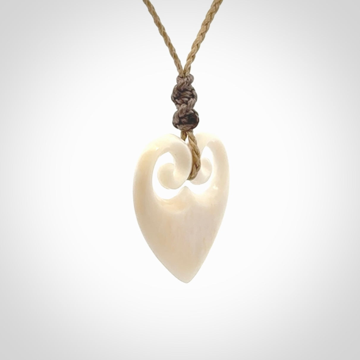 Beautiful Bone Heart Pendants