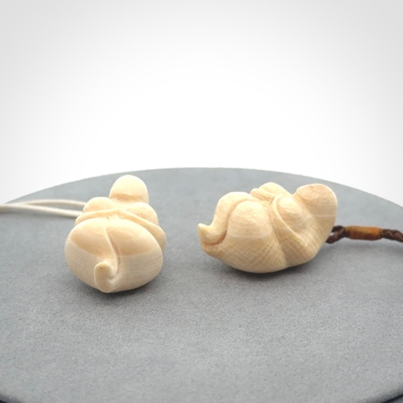 Gorgeous Woolly Mammoth Tusk Hera Pendants