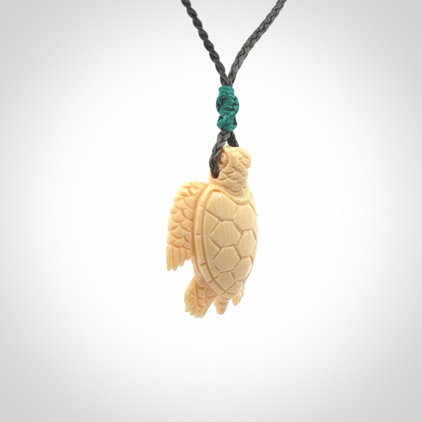 Beautiful Turtle Pendants, Carved in Ancient Woolly Mammoth Tusk
