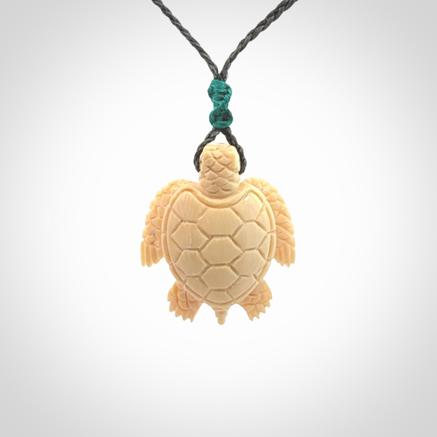 Beautiful Turtle Pendants, Carved in Ancient Woolly Mammoth Tusk