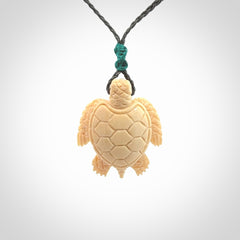 Beautiful Turtle Pendants, Carved in Ancient Woolly Mammoth Tusk