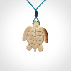 Beautiful Turtle Pendants, Carved in Ancient Woolly Mammoth Tusk