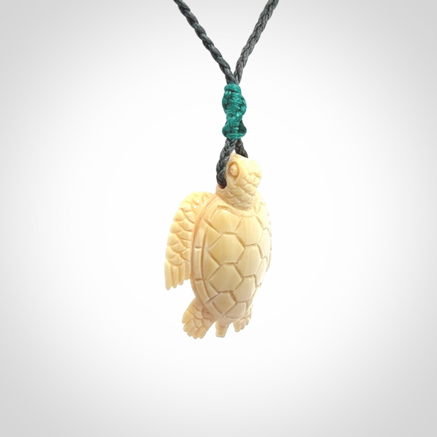 Beautiful Turtle Pendants, Carved in Ancient Woolly Mammoth Tusk