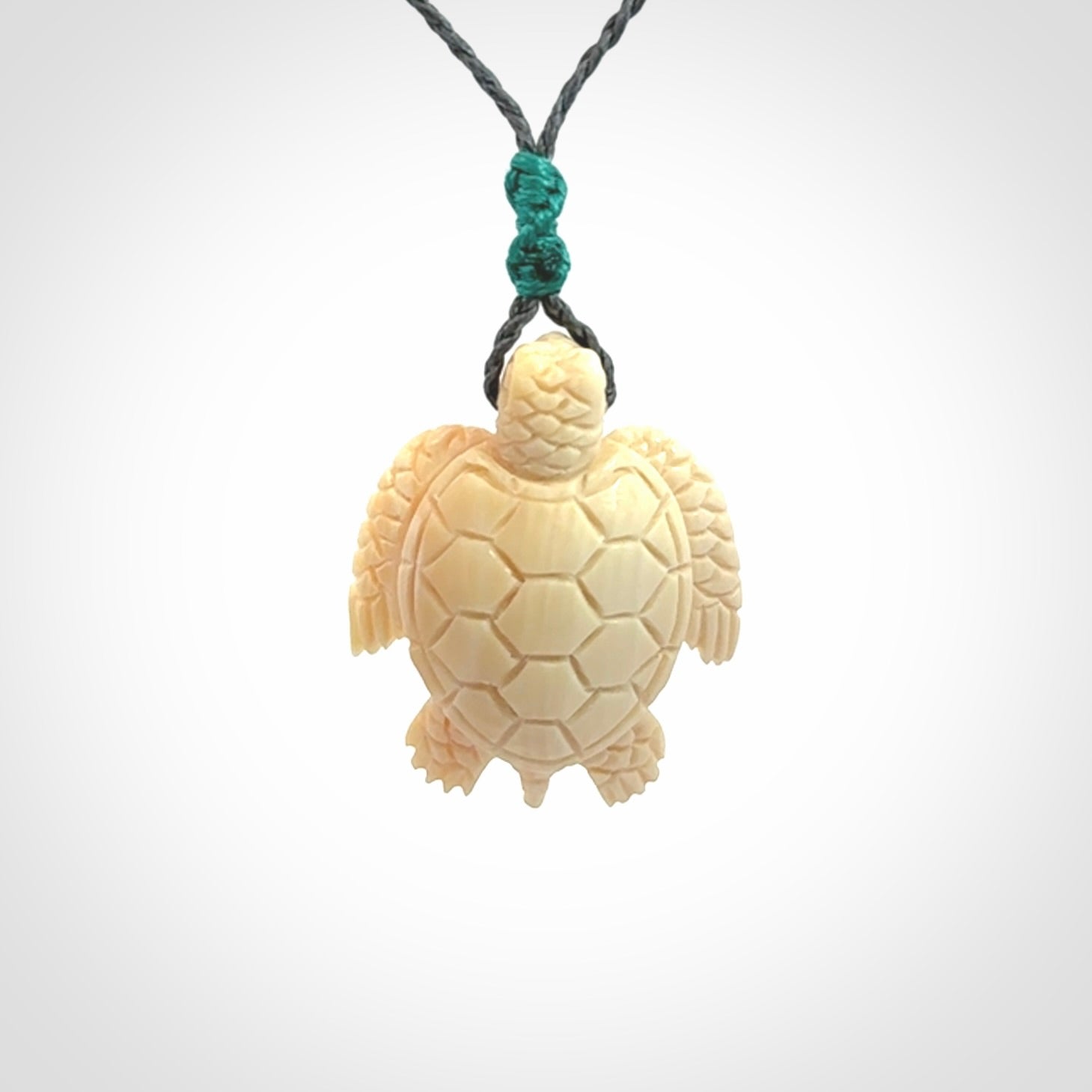 Beautiful Turtle Pendants, Carved in Ancient Woolly Mammoth Tusk