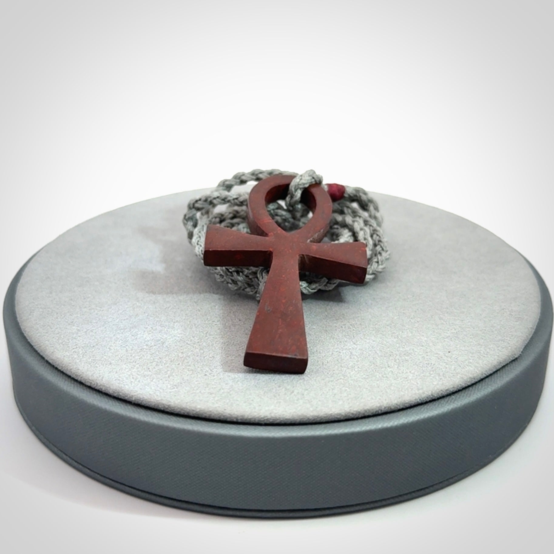 Jasper Ankh Cross Pendant
