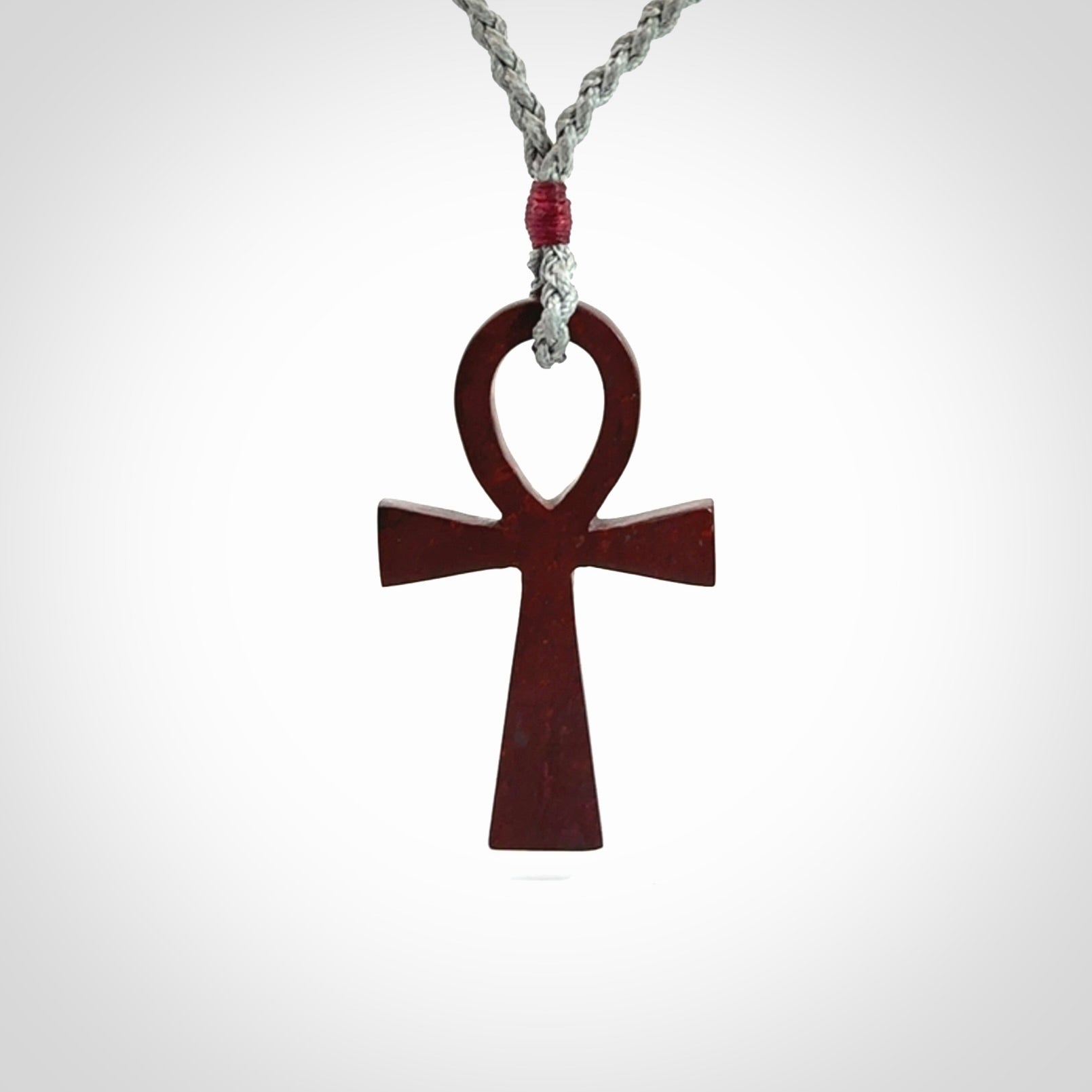 Jasper Ankh Cross Pendant