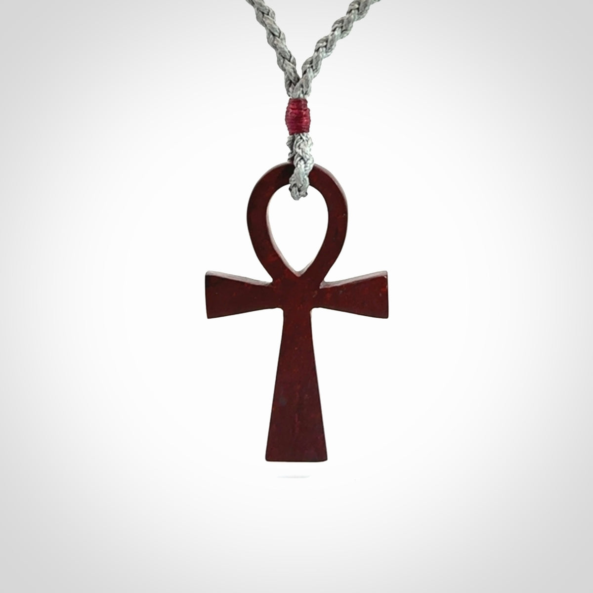 Jasper Ankh Cross Pendant
