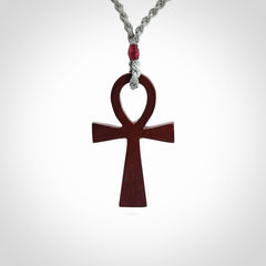 Jasper Ankh Cross Pendant