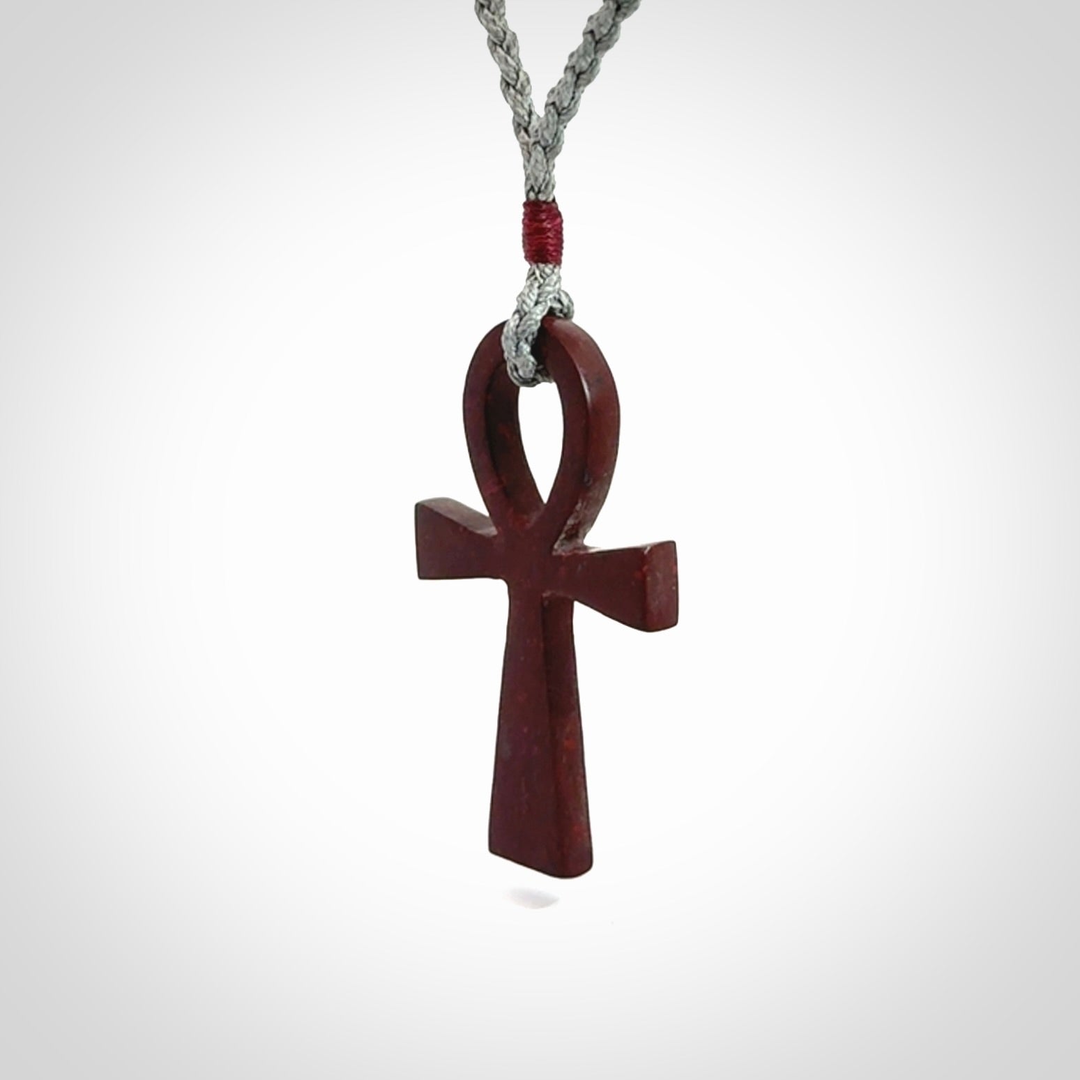 Jasper Ankh Cross Pendant