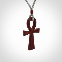 Jasper Ankh Cross Pendant