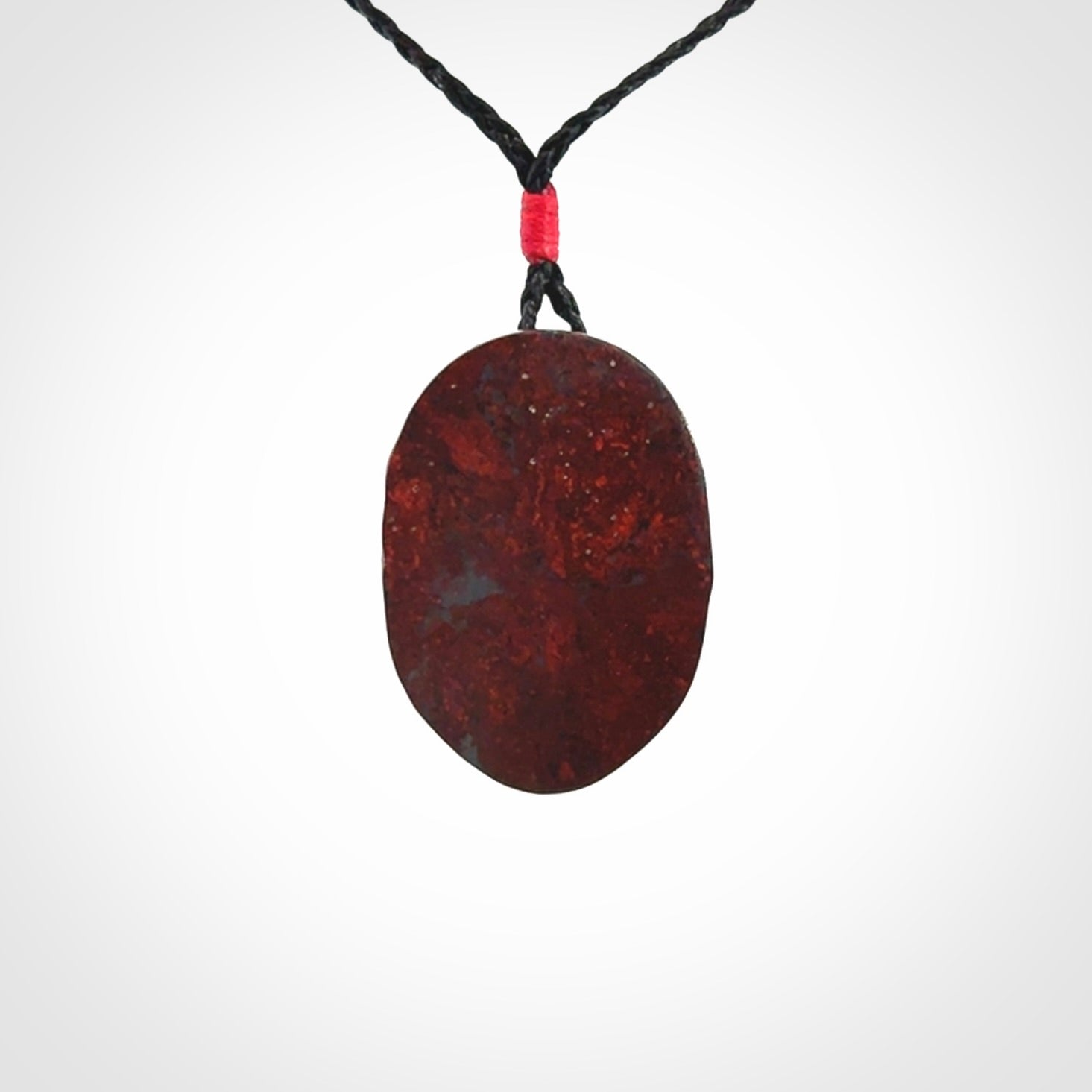 Hand carved jasper stone happy, sad and angry face pendants
