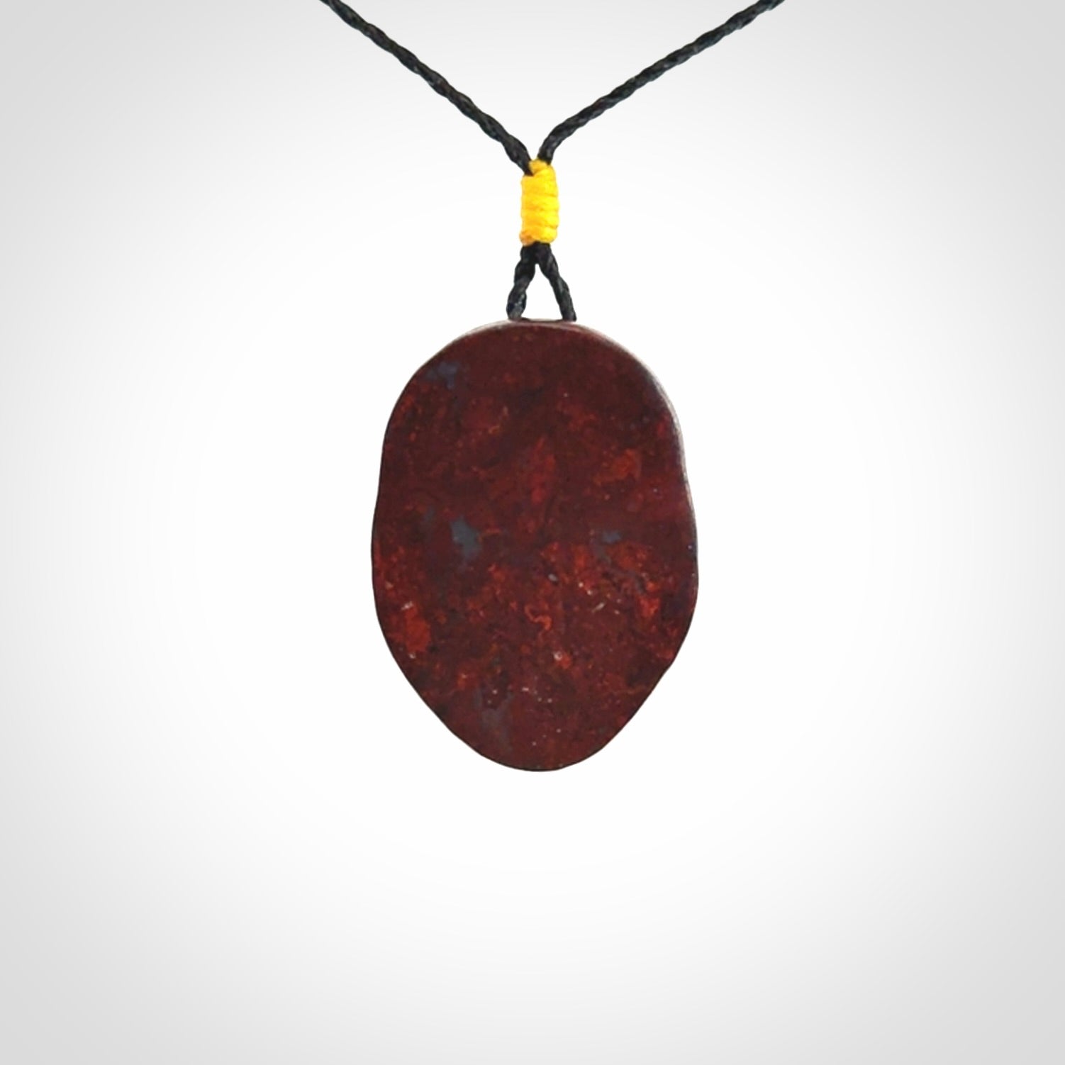 Hand carved jasper stone happy, sad and angry face pendants