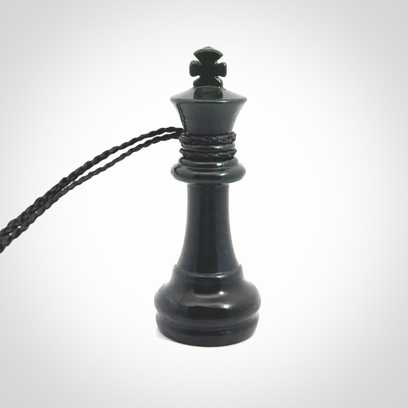 Hand carved jade chess pendants. Hand made chess piece necklaces, carved from British Columbian Jade.