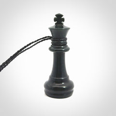 Hand carved jade chess pendants. Hand made chess piece necklaces, carved from British Columbian Jade.