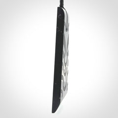 Hand made large New Zealand Tangiwai toki with koru pendant. Hand carved in New Zealand by Kerry Thompson. Unique large Jade Toki with adjustable cord.