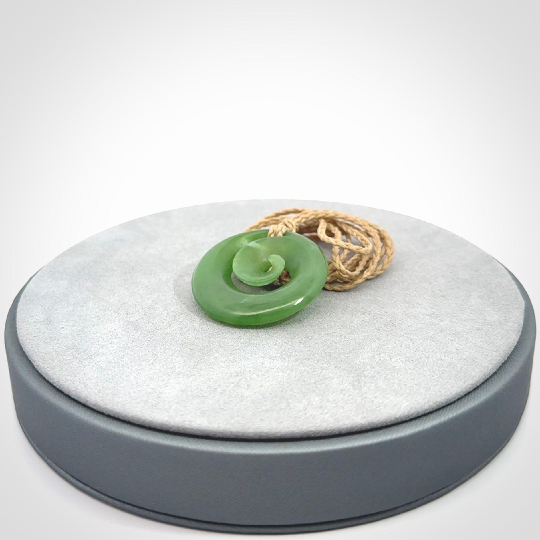 Gorgeous Pounamu Koru, Hand Carved by Ross Crump