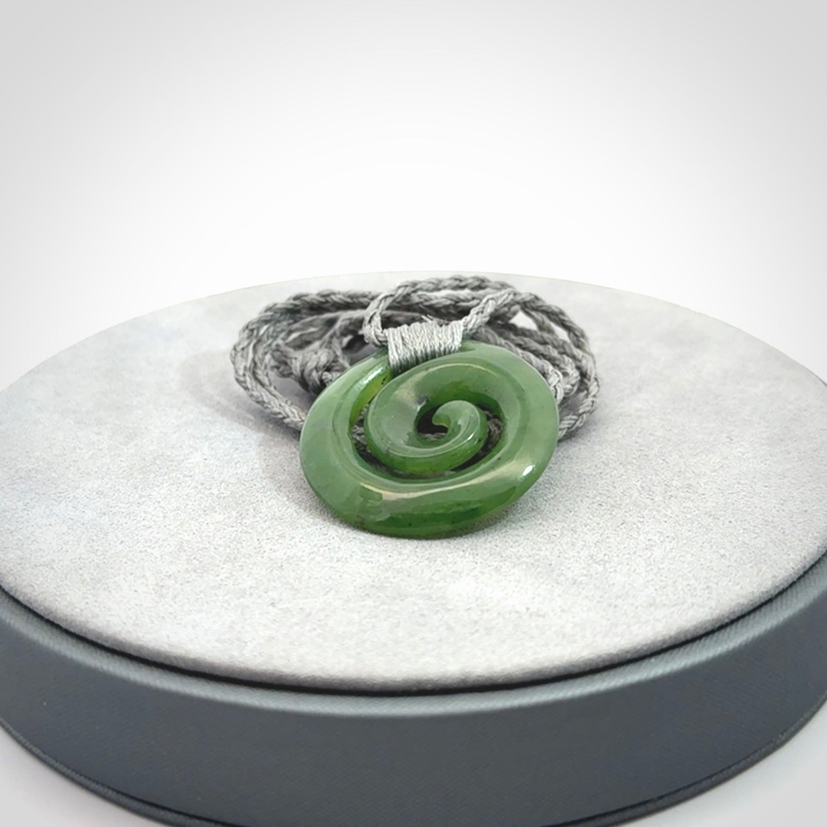 Beautiful British Columbian Jade Koru Pendants