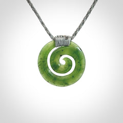 Beautiful British Columbian Jade Koru Pendants