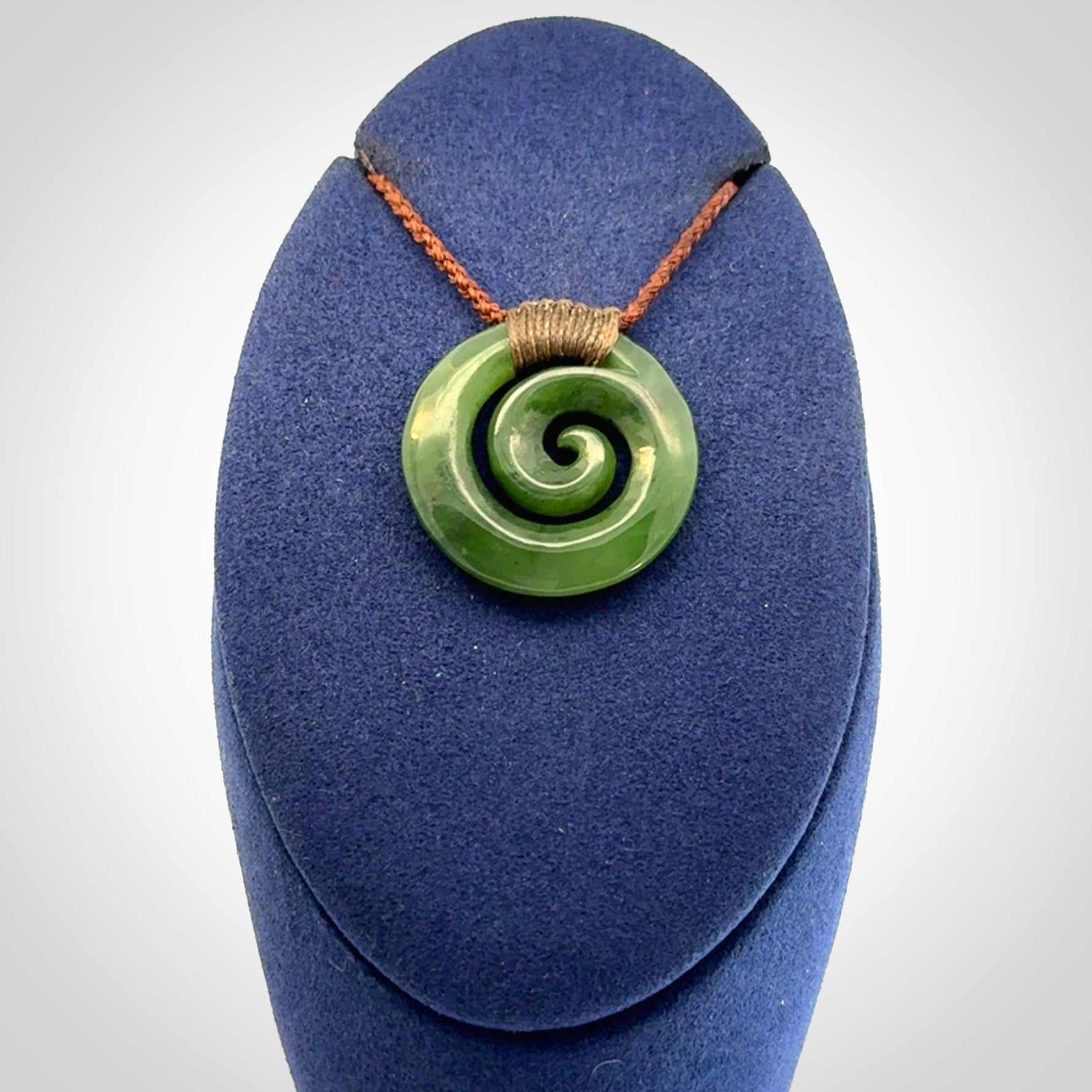 Beautiful British Columbian Jade Koru Pendants