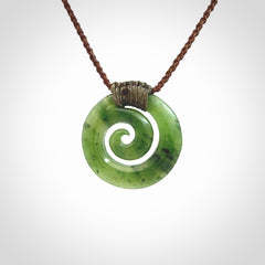 Beautiful British Columbian Jade Koru Pendants