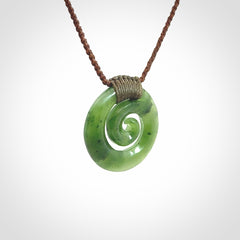 Beautiful British Columbian Jade Koru Pendants