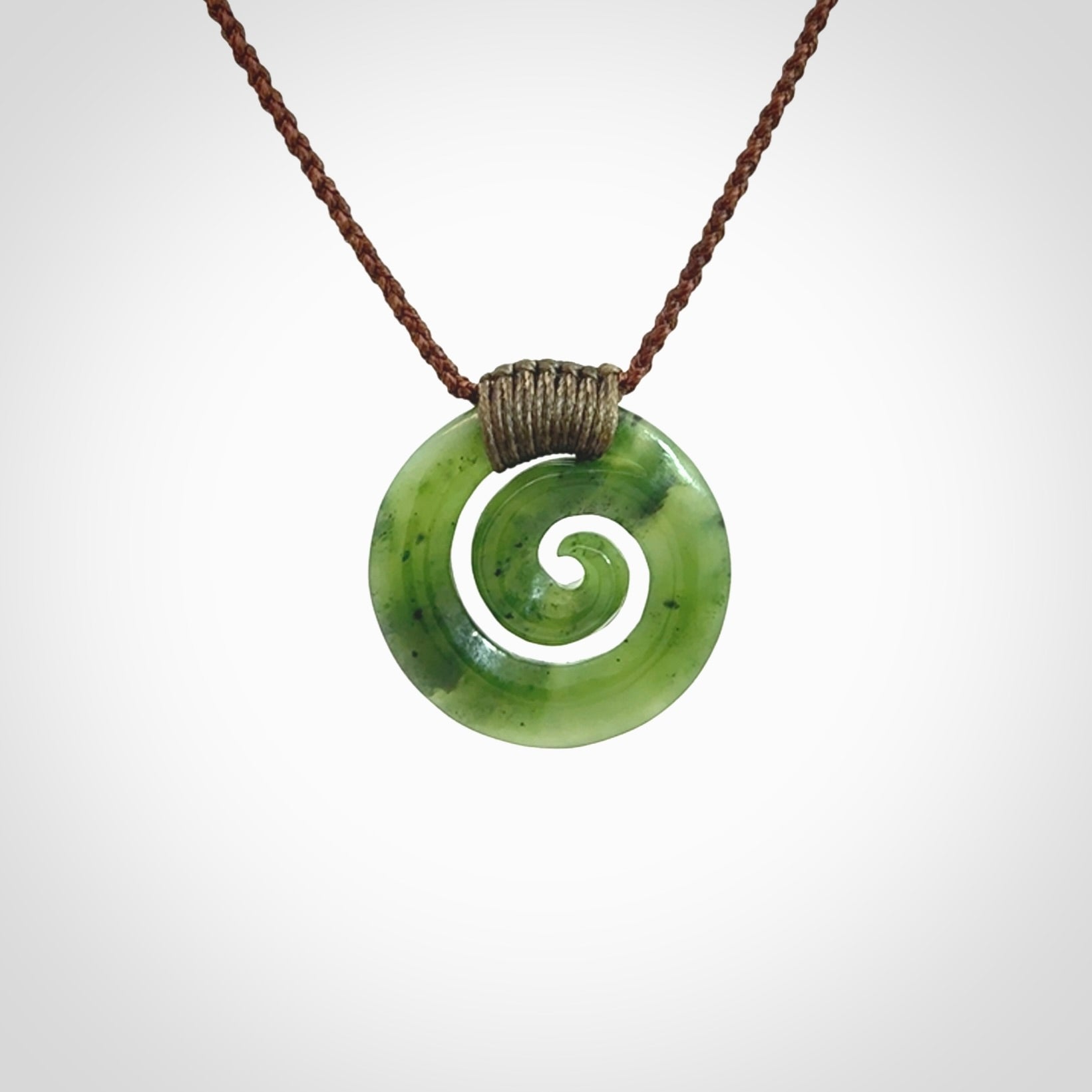 Beautiful British Columbian Jade Koru Pendants