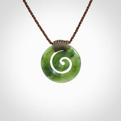 Beautiful British Columbian Jade Koru Pendants