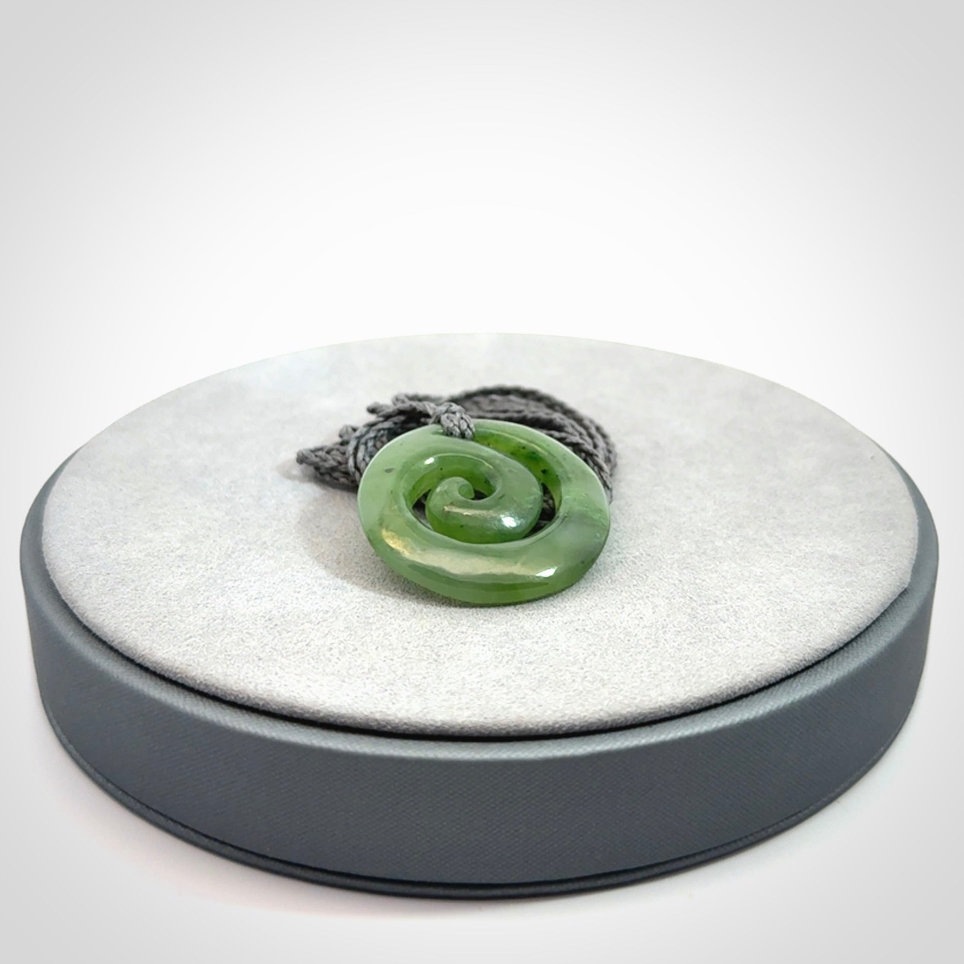 Beautiful British Columbian Jade Koru Pendants