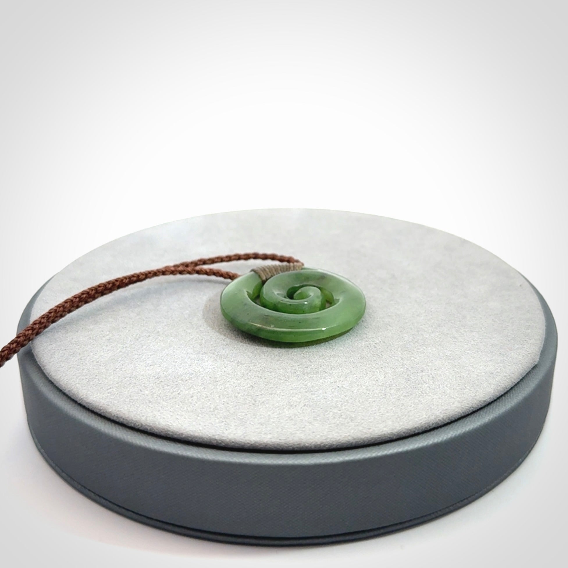 Beautiful British Columbian Jade Koru Pendants