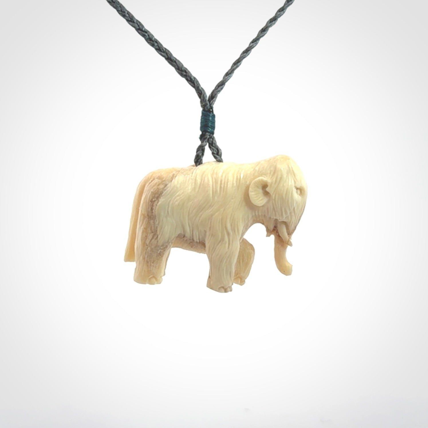 Woolly Mammoth Pendants, Hand Carved in Woolly Mammoth Tusk!