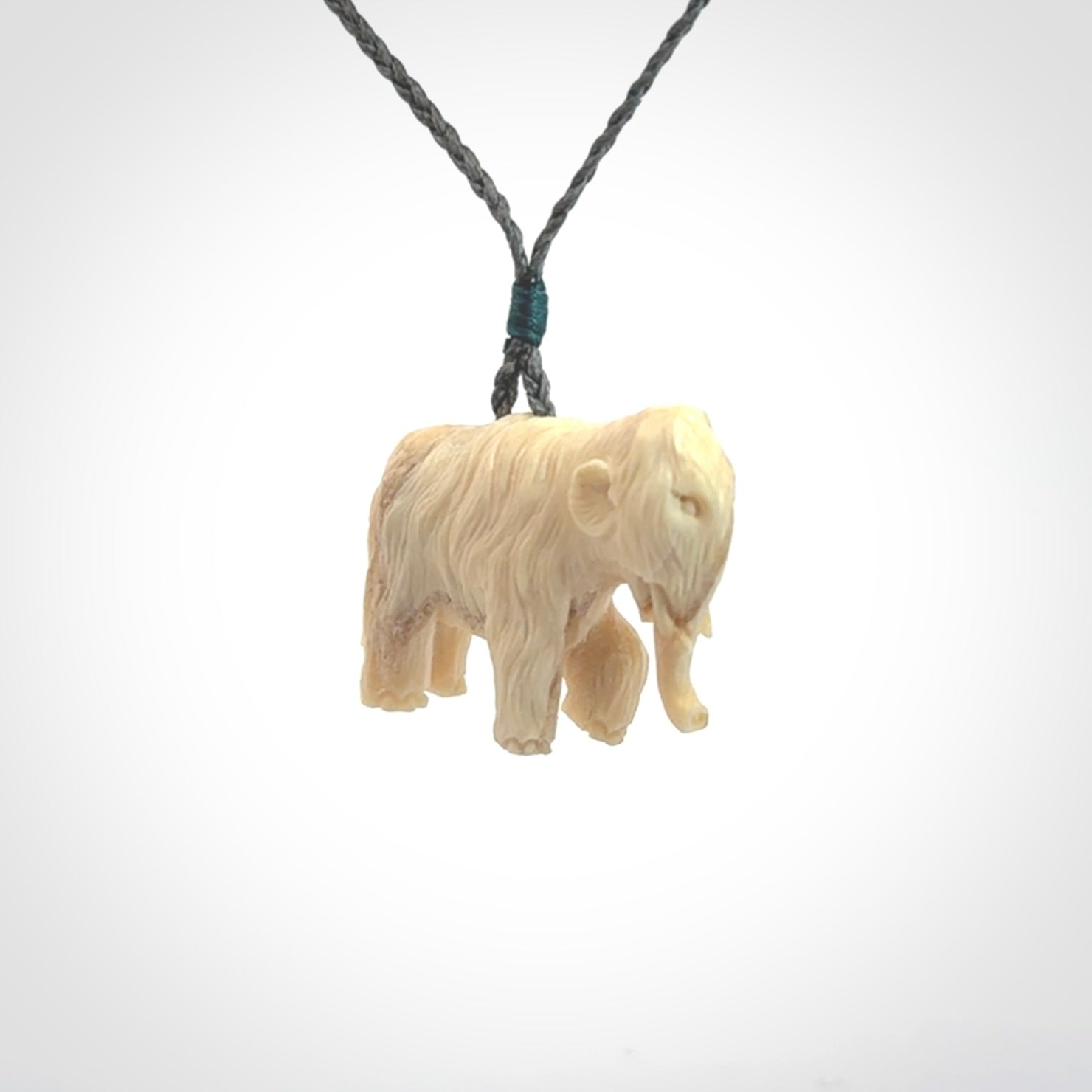 Woolly Mammoth Pendants, Hand Carved in Woolly Mammoth Tusk!