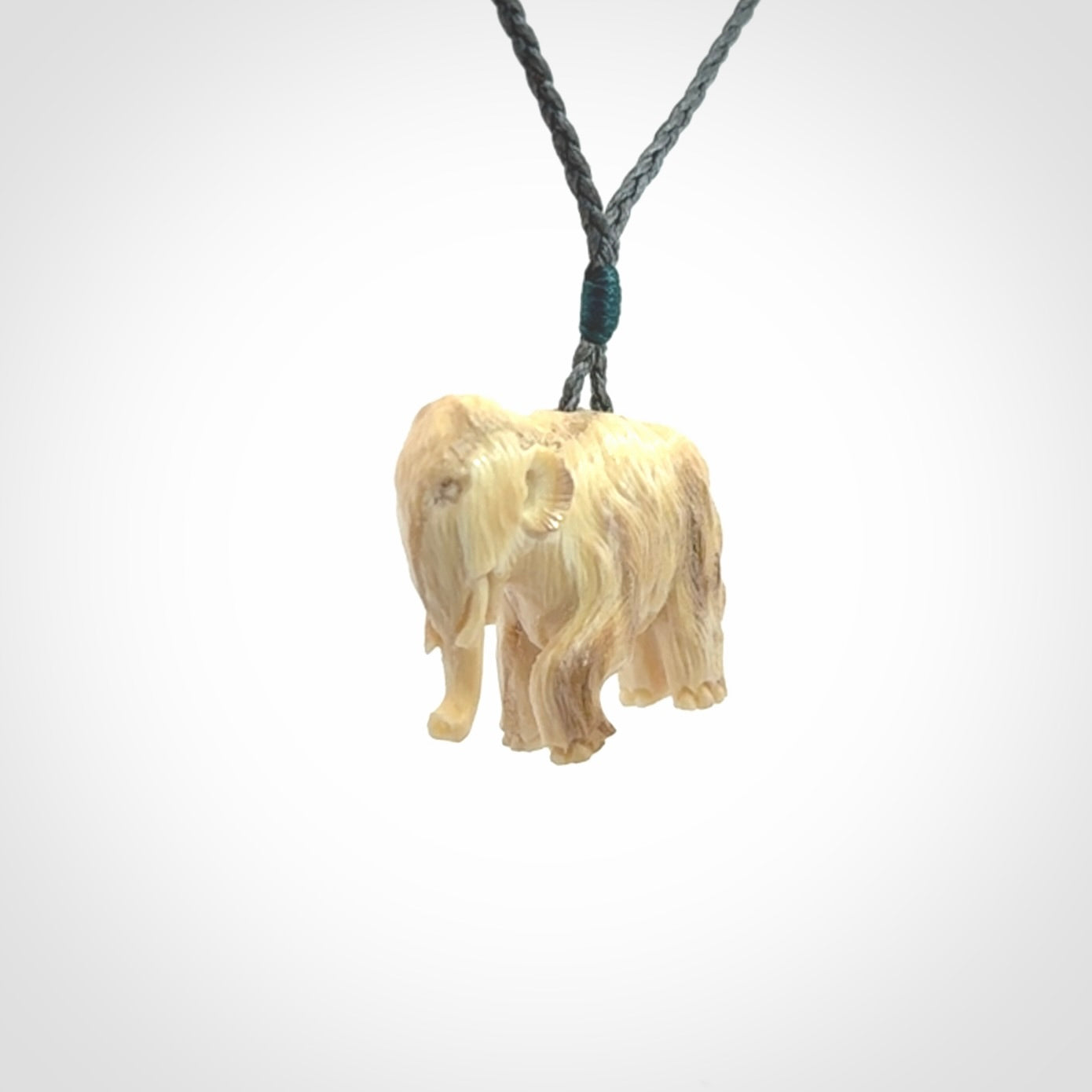 Woolly Mammoth Pendants, Hand Carved in Woolly Mammoth Tusk!