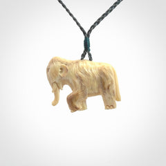 Woolly Mammoth Pendants, Hand Carved in Woolly Mammoth Tusk!