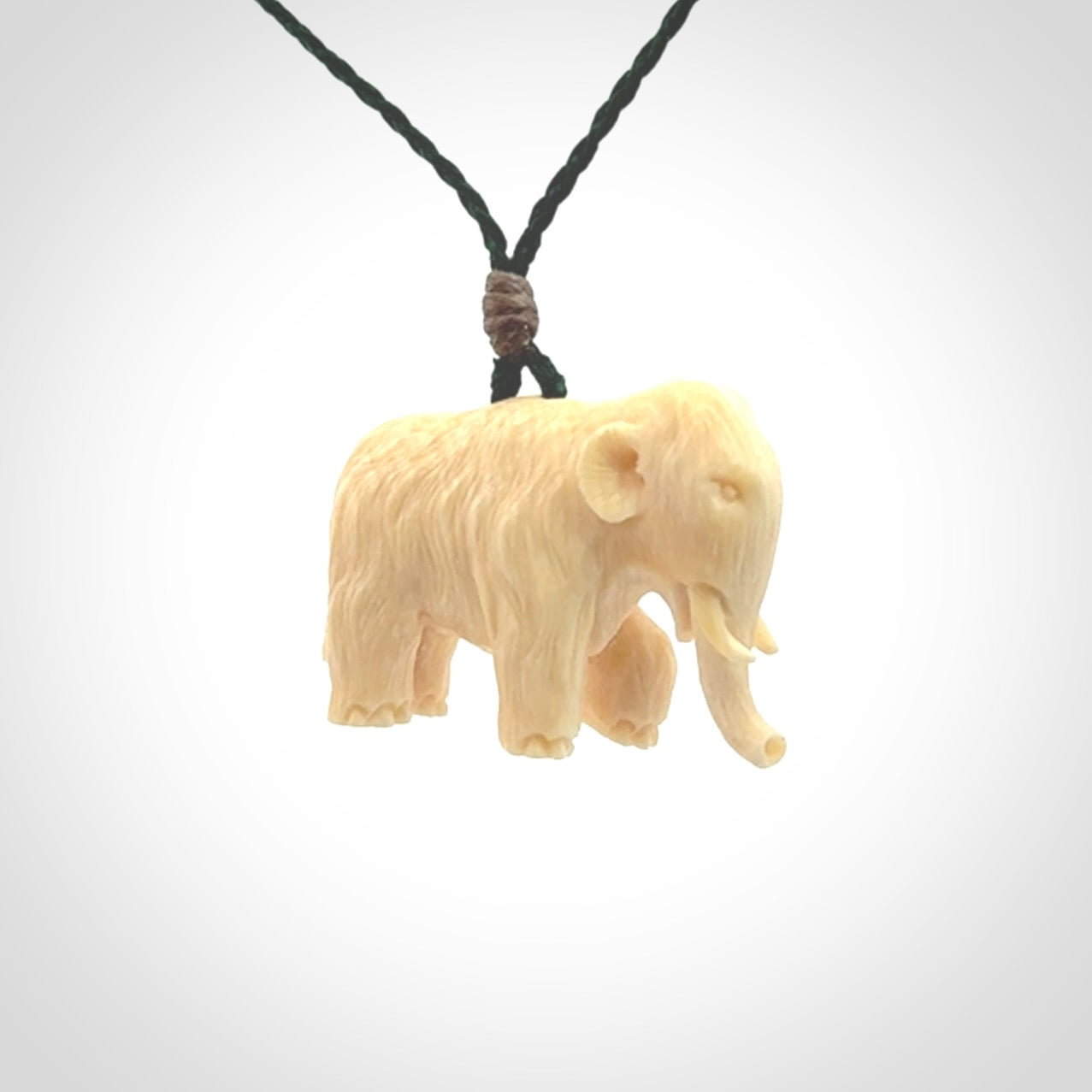 Woolly Mammoth Pendants, Hand Carved in Woolly Mammoth Tusk!