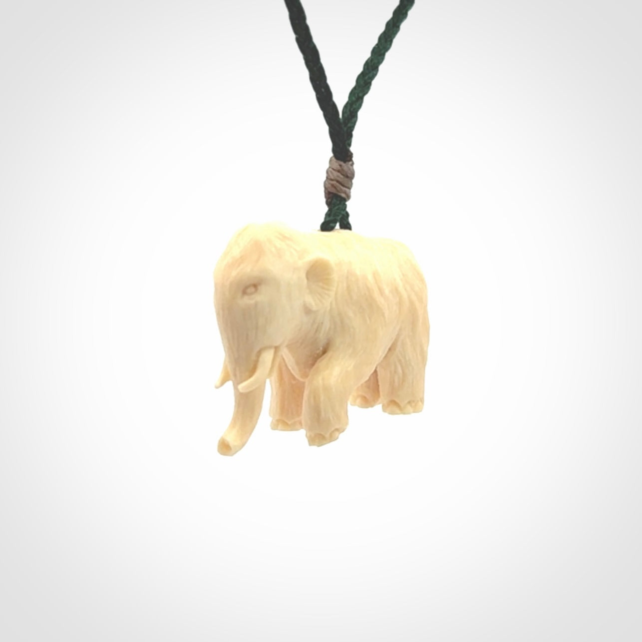 Woolly Mammoth Pendants, Hand Carved in Woolly Mammoth Tusk!