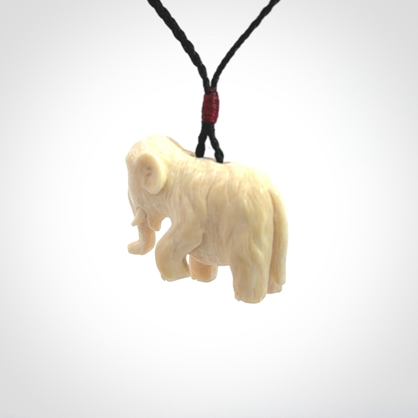 Woolly Mammoth Pendants... Hand Carved in Woolly Mammoth Tusk!