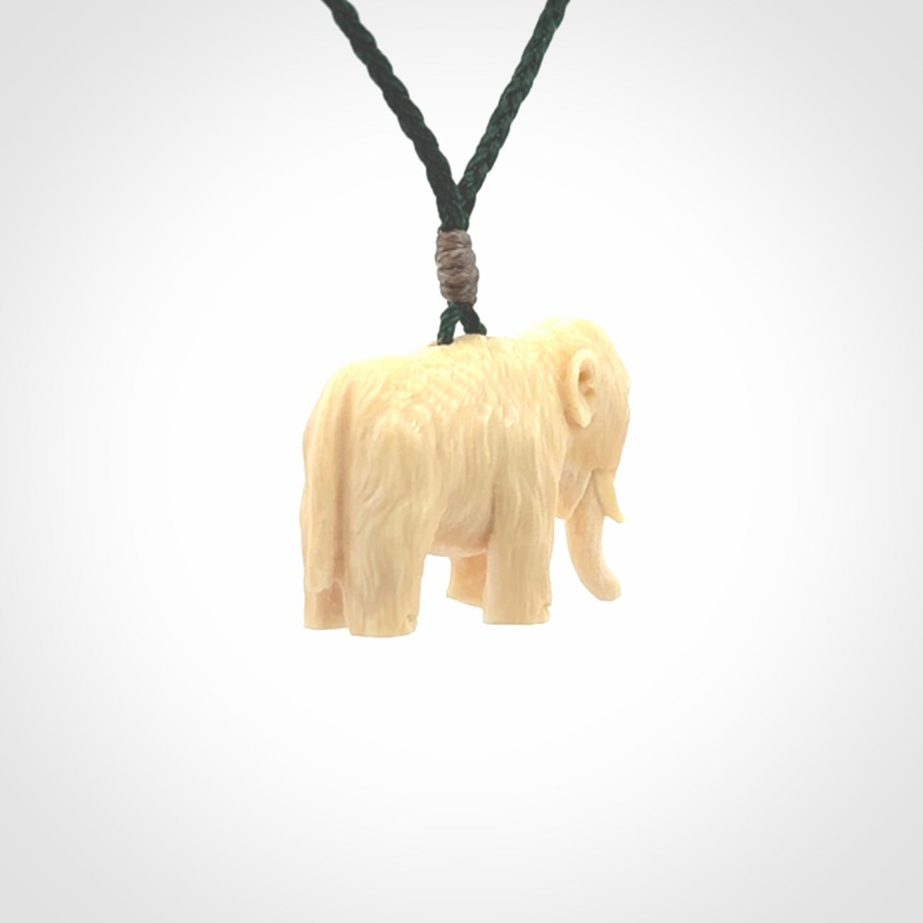 Woolly Mammoth Pendants, Hand Carved in Woolly Mammoth Tusk!