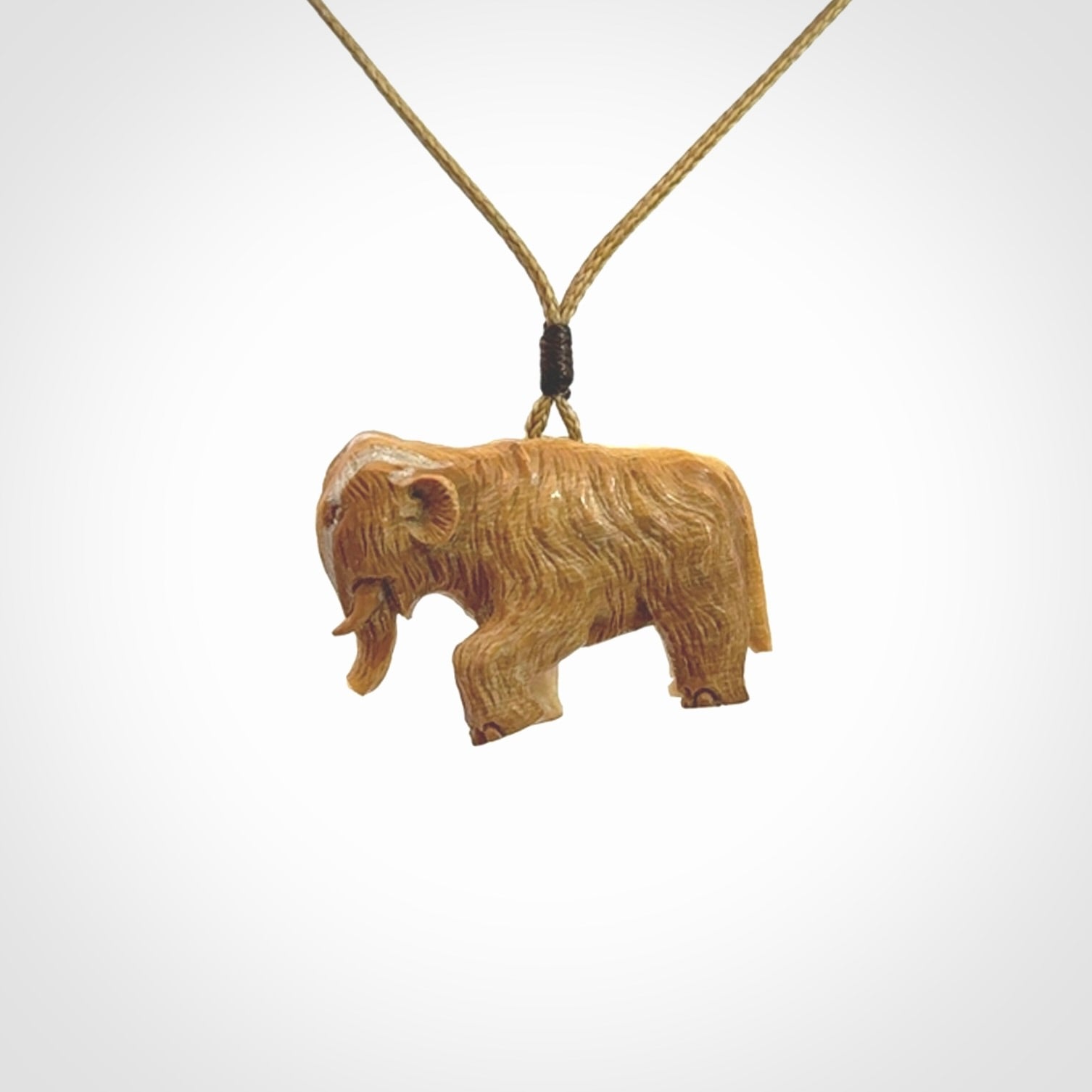 Woolly Mammoth Pendants, Hand Carved in Woolly Mammoth Tusk!