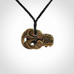 Bronze Tiki pendants