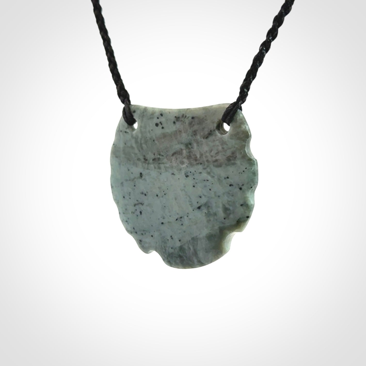 Hand carved New Zealand Jade pendant
