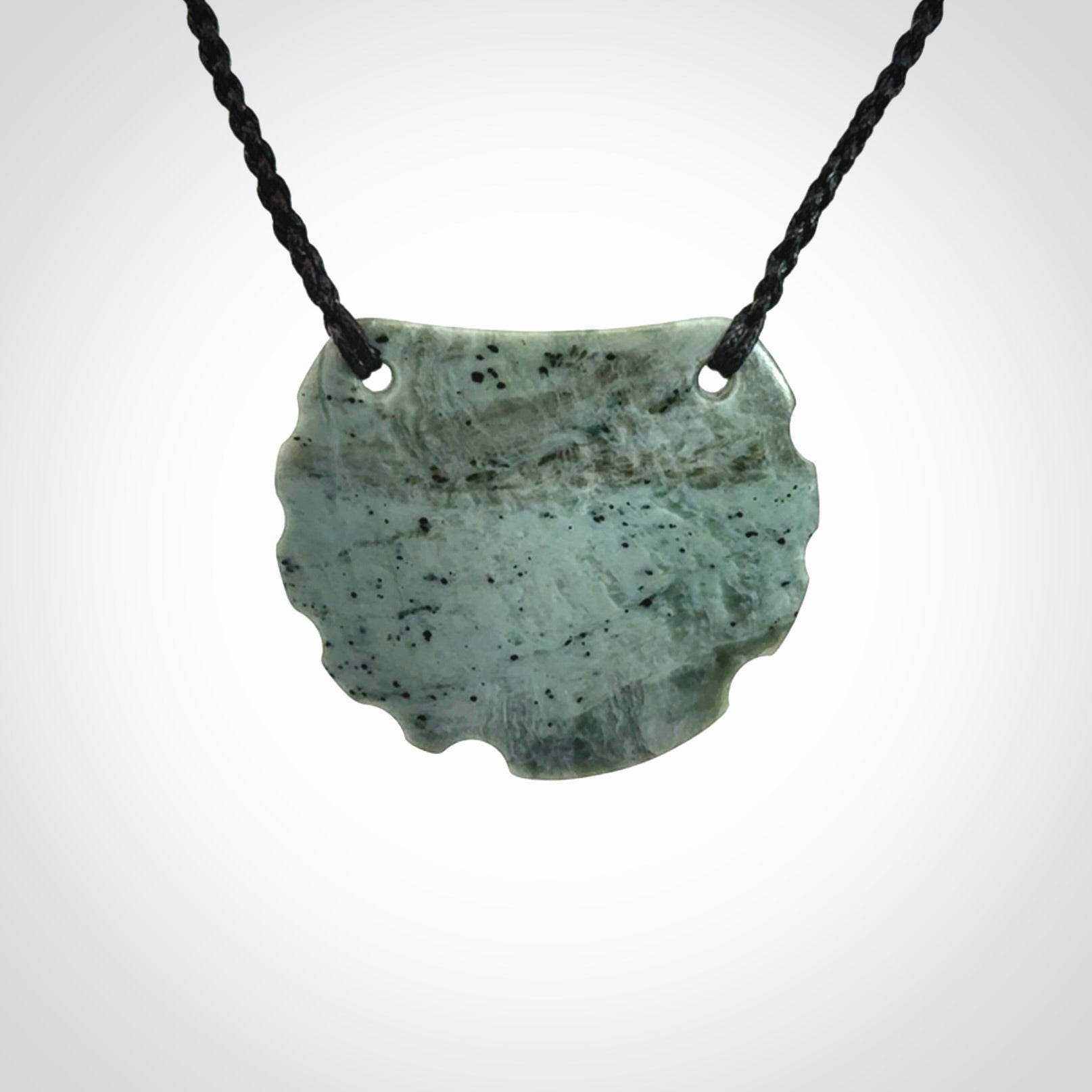 Hand carved New Zealand Jade pendant