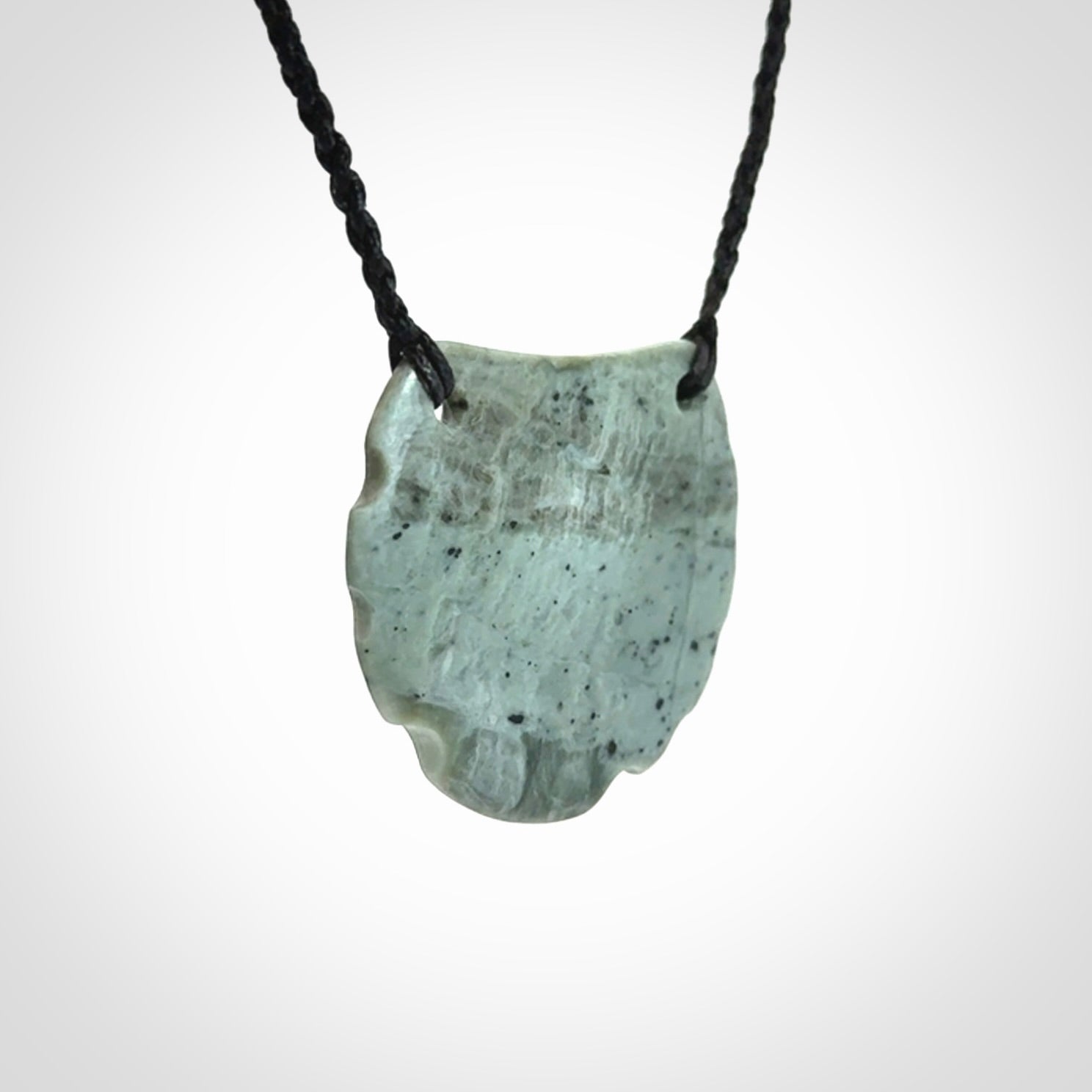Hand carved New Zealand Jade pendant