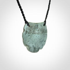 Hand carved New Zealand Jade pendant