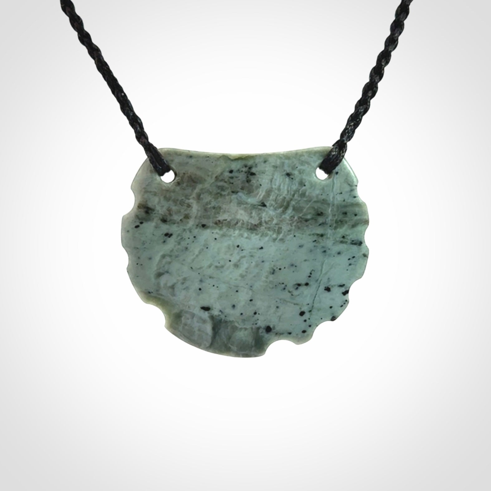 Hand carved New Zealand Jade pendant