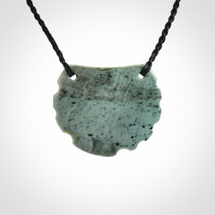 Hand carved New Zealand Jade pendant