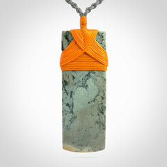 A Striking Jade Toki Pendant