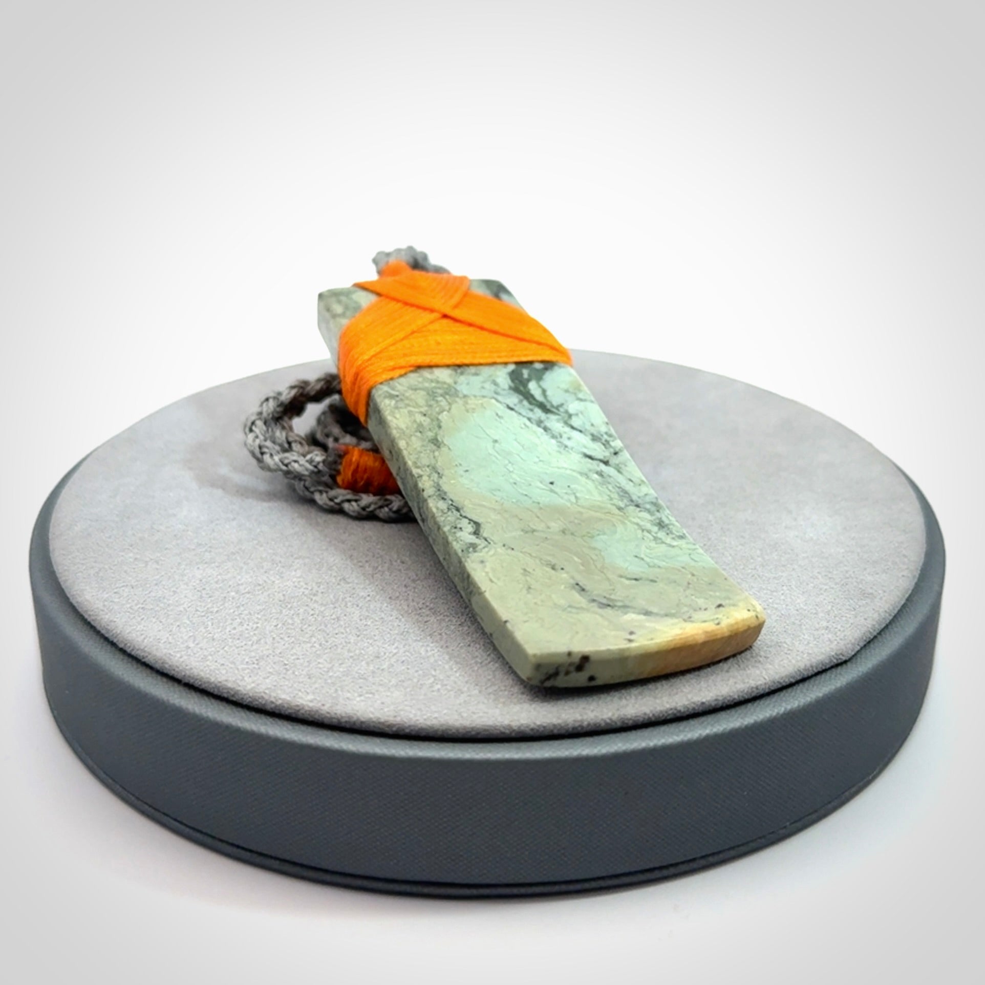 A Striking Jade Toki Pendant