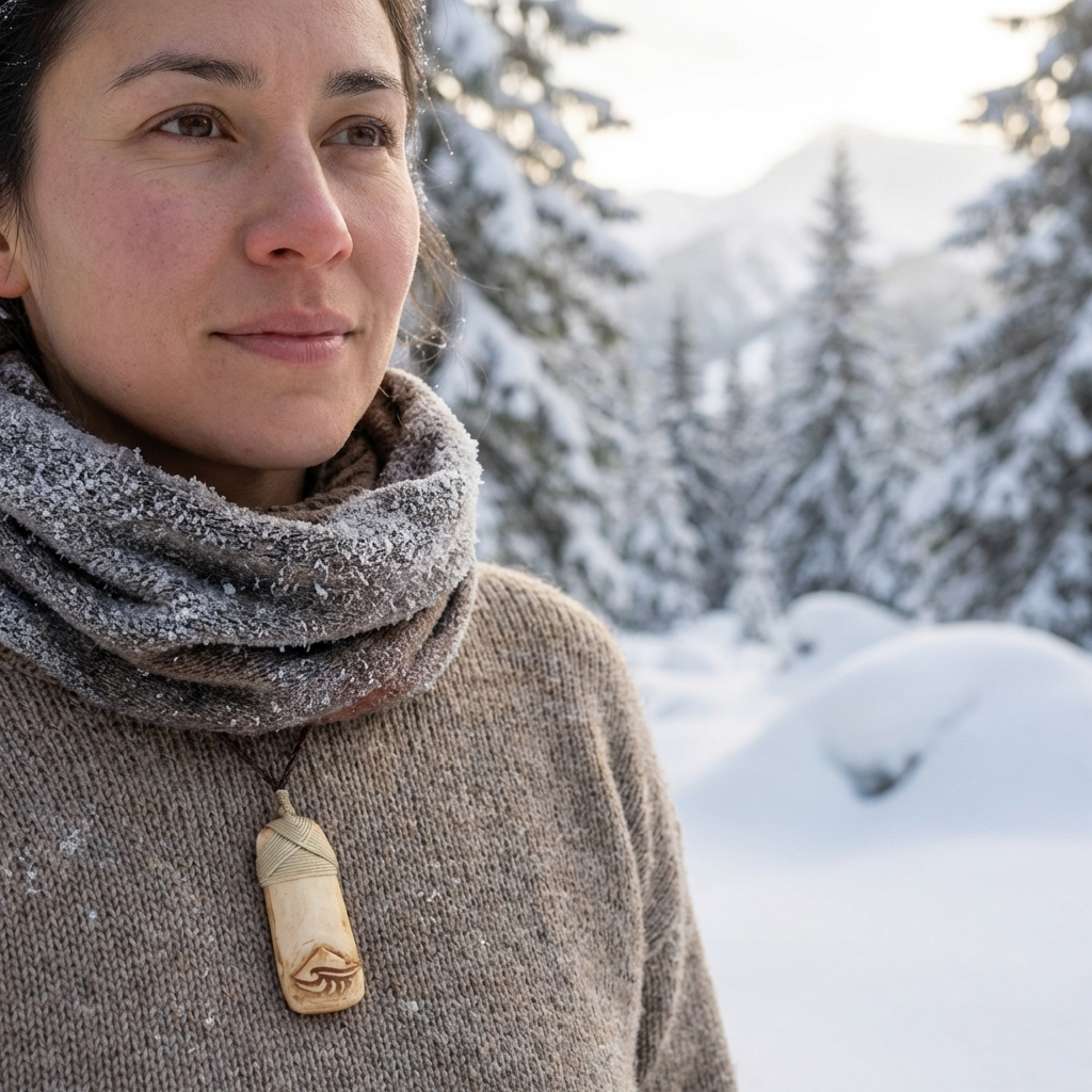 Woman wearing NZ Pacific Toki