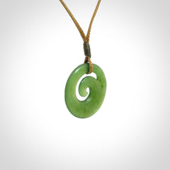 New Zealand Jade koru pendant