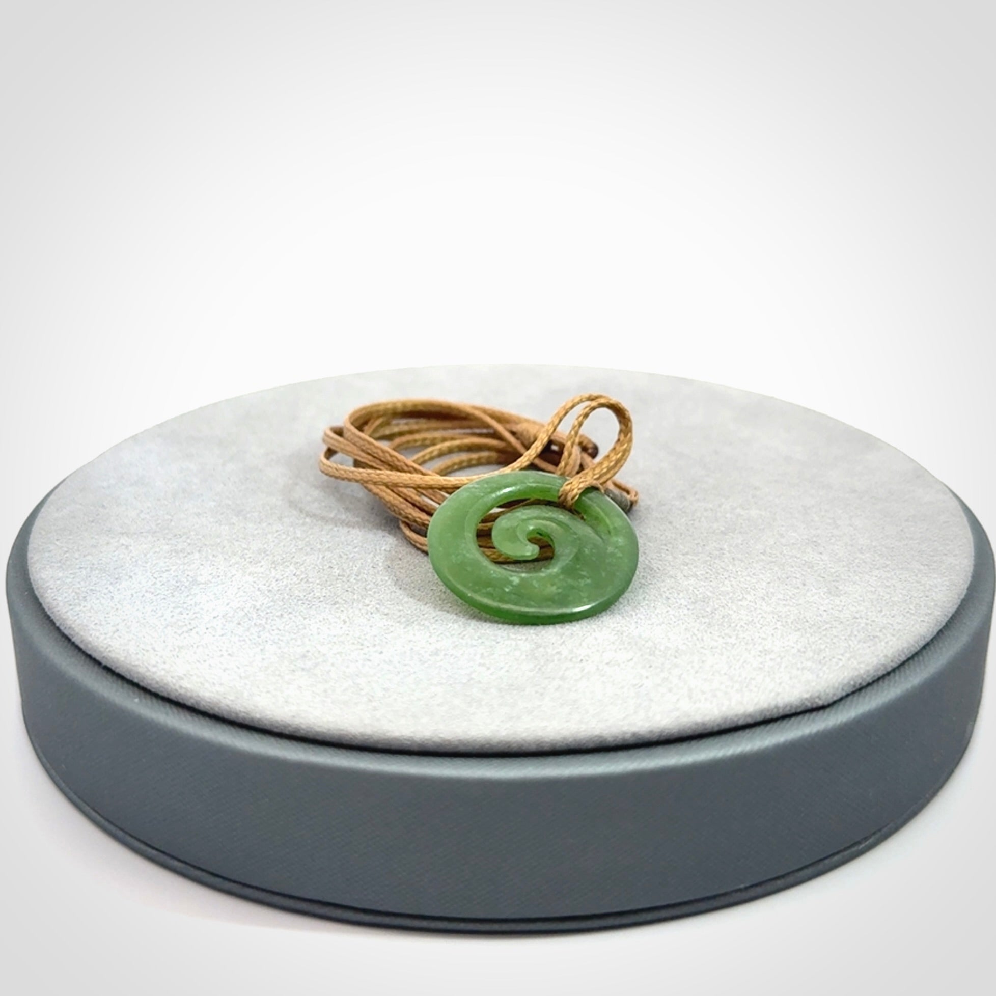 New Zealand Jade koru pendant